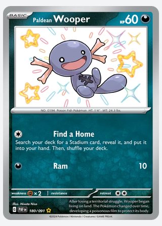 Paldean Wooper — catalogusbeeld
