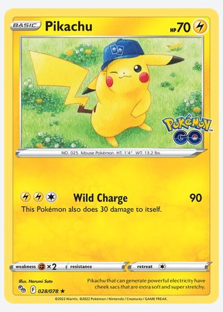Pikachu — catalogusbeeld