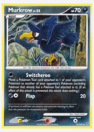 Murkrow — catalogusbeeld