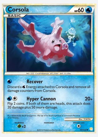 Corsola — catalogusbeeld