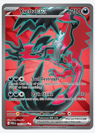 Yveltal ex — catalogusbeeld