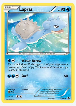 Lapras — catalogusbeeld