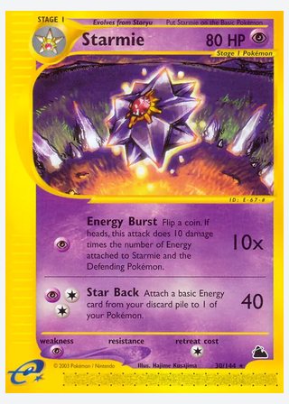 Starmie — catalogusbeeld