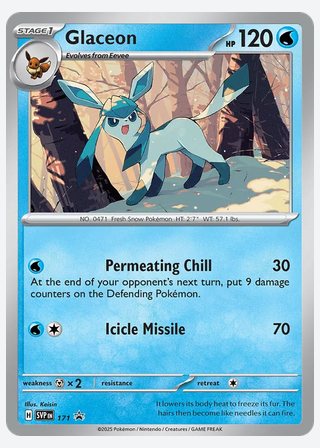 Glaceon — catalogusbeeld