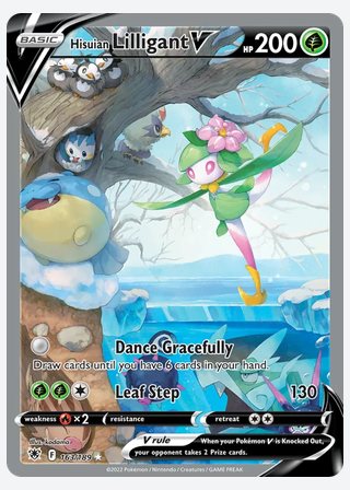 Hisuian Lilligant V — catalogusbeeld