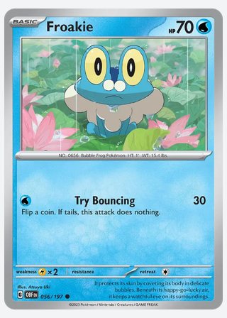 Froakie — catalogusbeeld