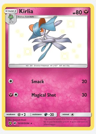 Kirlia — catalogusbeeld