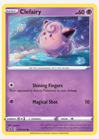 Clefairy — catalogusbeeld
