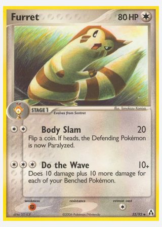 Furret — catalogusbeeld
