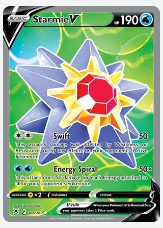 Starmie V — catalogusbeeld