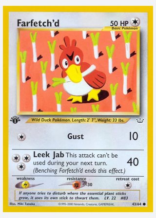 Farfetch'd — catalogusbeeld