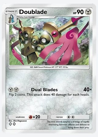 Doublade — catalogusbeeld