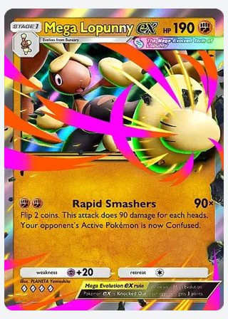 Mega Lopunny ex — catalogusbeeld