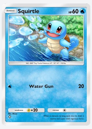 Squirtle — catalogusbeeld