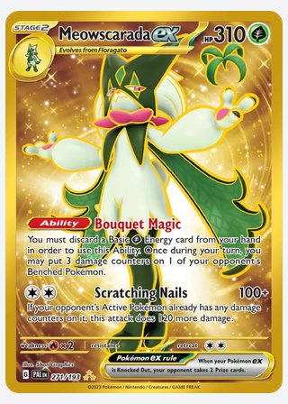 Meowscarada ex — catalogusbeeld