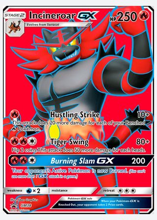 Incineroar GX — catalogusbeeld