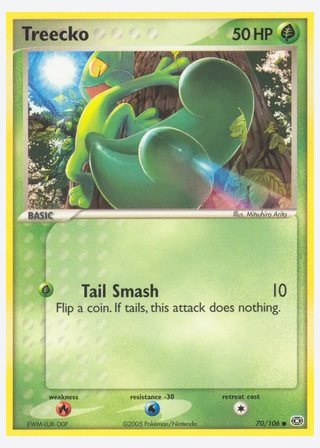 Treecko — catalogusbeeld