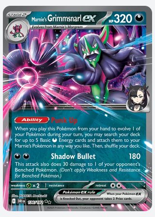 Marnie's Grimmsnarl ex — catalogusbeeld