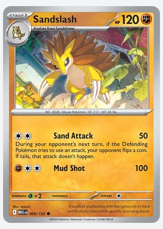 Sandslash — catalogusbeeld