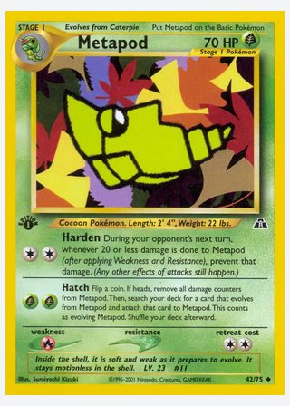 Metapod — catalogusbeeld