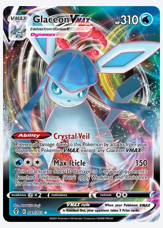 Glaceon VMAX — catalogusbeeld