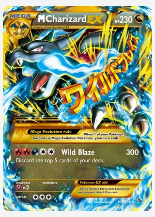 M Charizard EX — catalogusbeeld