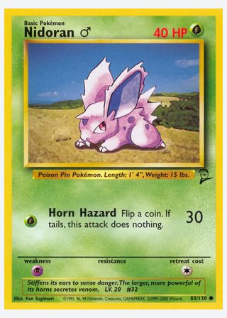 Nidoran♂ — catalogusbeeld