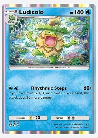 Ludicolo — catalogusbeeld