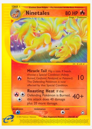 Ninetales — catalogusbeeld