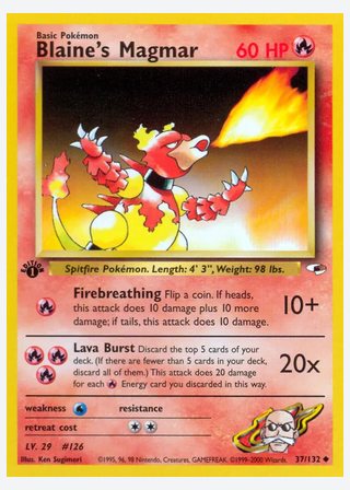 Blaine's Magmar — catalogusbeeld