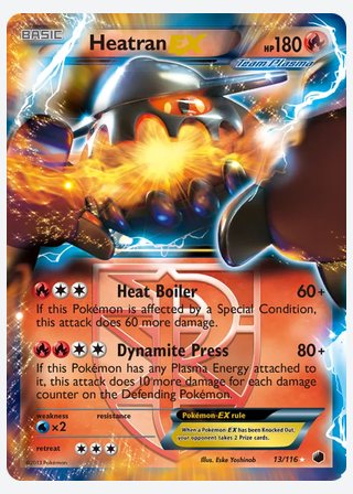 Heatran-EX — catalogusbeeld