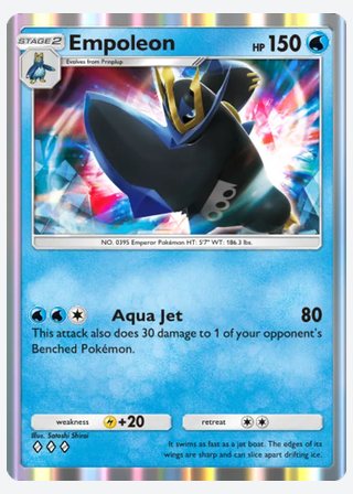 Empoleon — catalogusbeeld