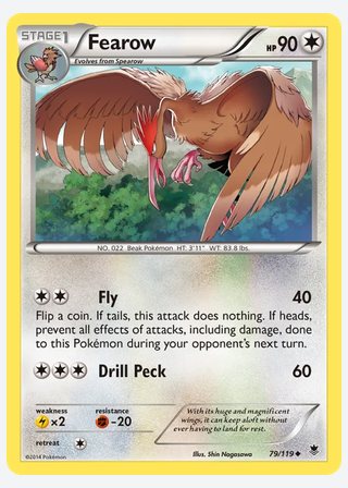 Fearow — catalogusbeeld