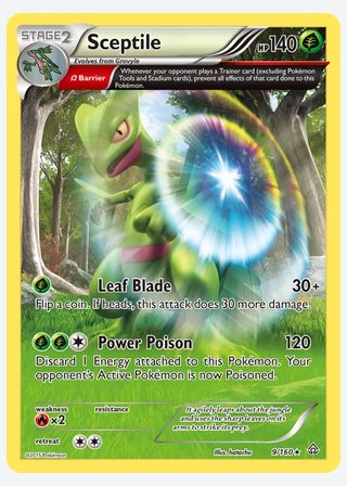 Sceptile — catalogusbeeld