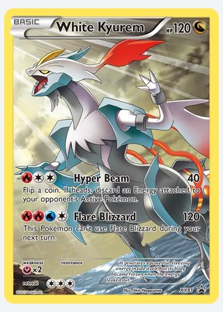 White Kyurem — catalogusbeeld