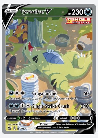 Tyranitar V — catalogusbeeld