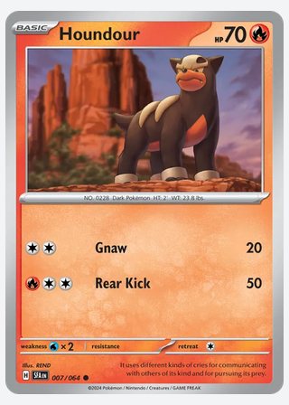 Houndour — catalogusbeeld