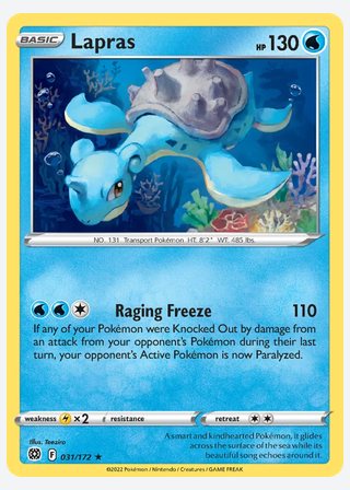 Lapras — catalogusbeeld