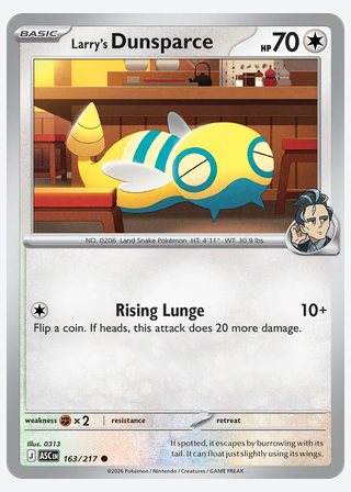 Larry's Dunsparce — catalogusbeeld