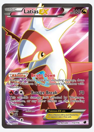 Latias-EX — catalogusbeeld