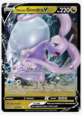 Hisuian Goodra V — catalogusbeeld