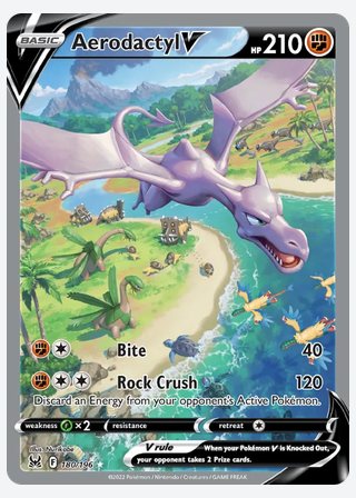 Aerodactyl V — catalogusbeeld