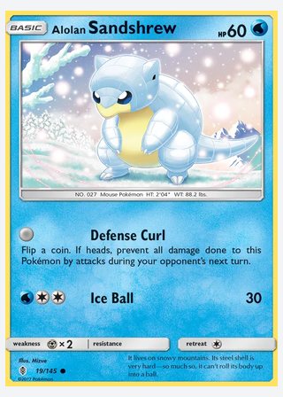 Alolan Sandshrew — catalogusbeeld