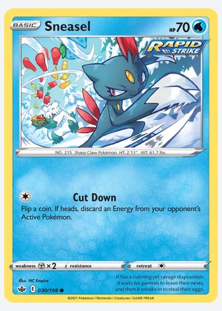 Sneasel — catalogusbeeld