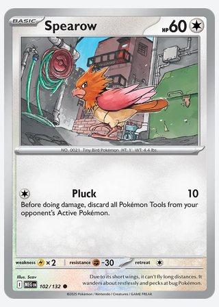 Spearow — catalogusbeeld