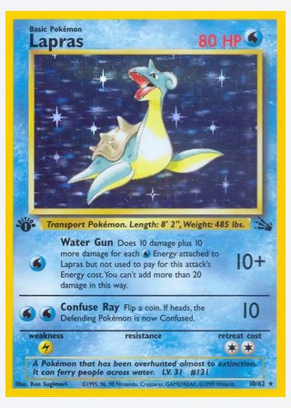 Lapras — catalogusbeeld