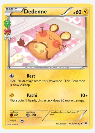 Dedenne — catalogusbeeld