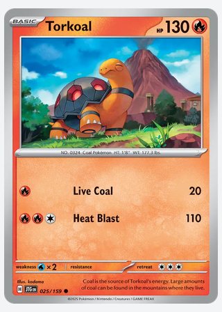 Torkoal — catalogusbeeld