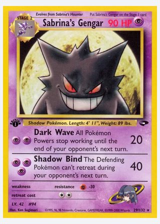Sabrina's Gengar — catalogusbeeld