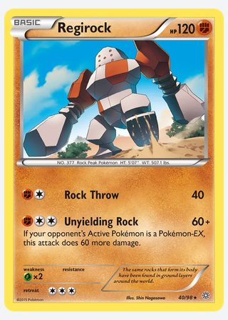 Regirock — catalogusbeeld
